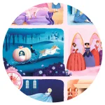⁦פאזל 54 חלקים - סינדרלה⁩ – תמונה ⁦3⁩
