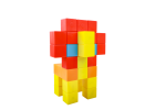 ⁦Magnetic Cubes משחק קוביות מגנטיות גדולות 50 חלקים מגיל שנה⁩ – תמונה ⁦2⁩