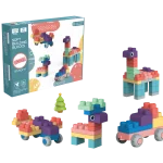 סופט בלוקס Soft Blocks משחק הרכבה 50 אבני הרכבה גמישות